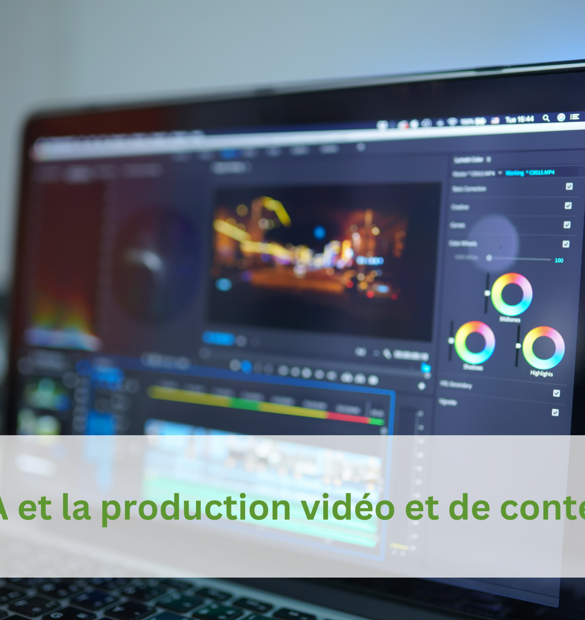 IA, production vidéo et de contenu